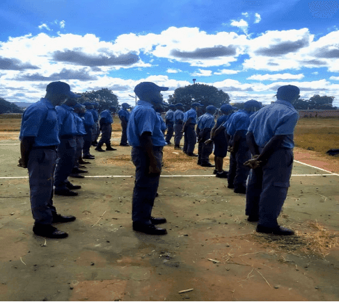 Trained officer at clock-in